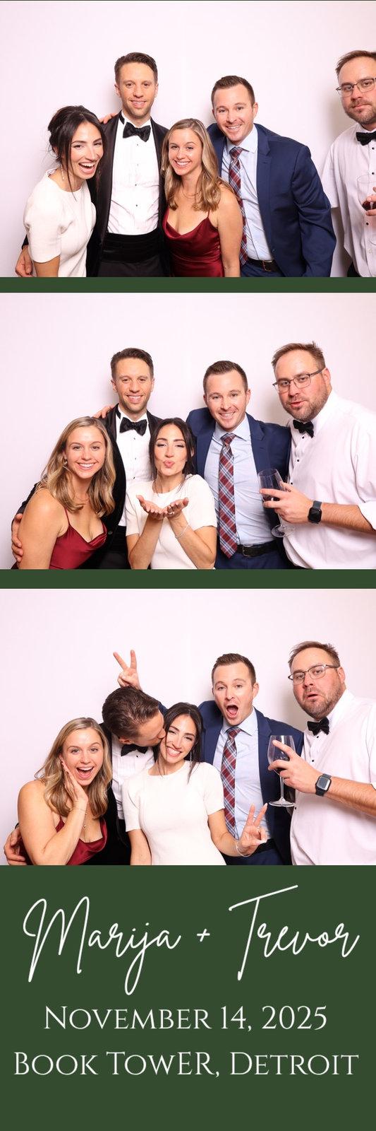 Custom photo booth print strip from a past event, 8 of 8